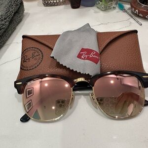Ray-Ban Gold Sunglasses